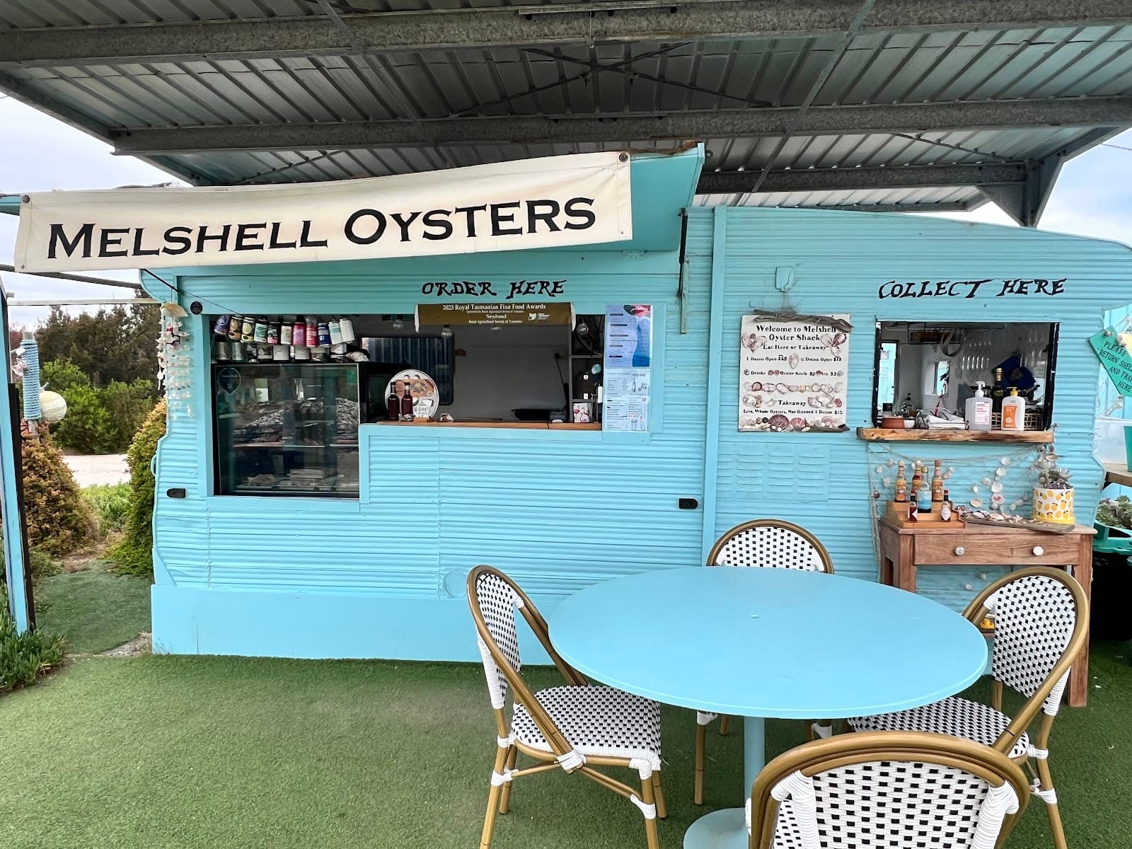 Melshell Oyster Shack — Freycinet, Tasmania