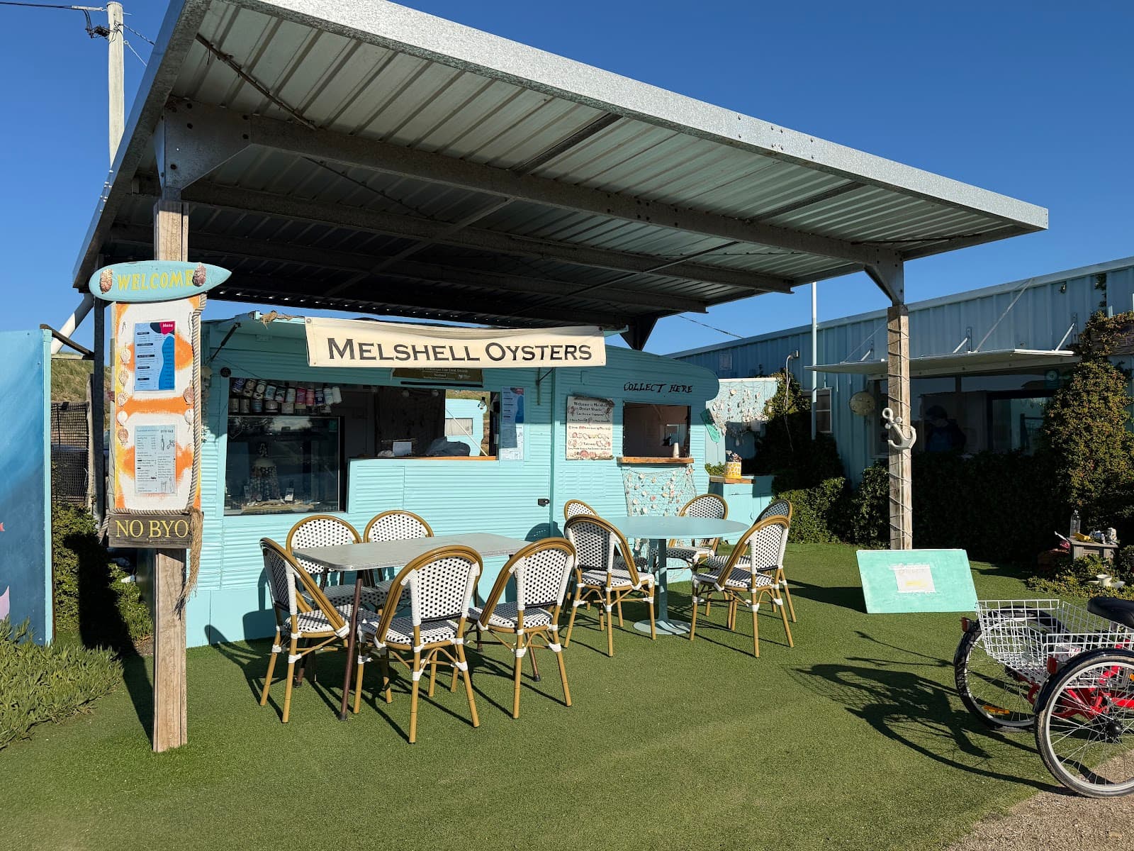 Melshell Oyster Shack — Freycinet, Tasmania