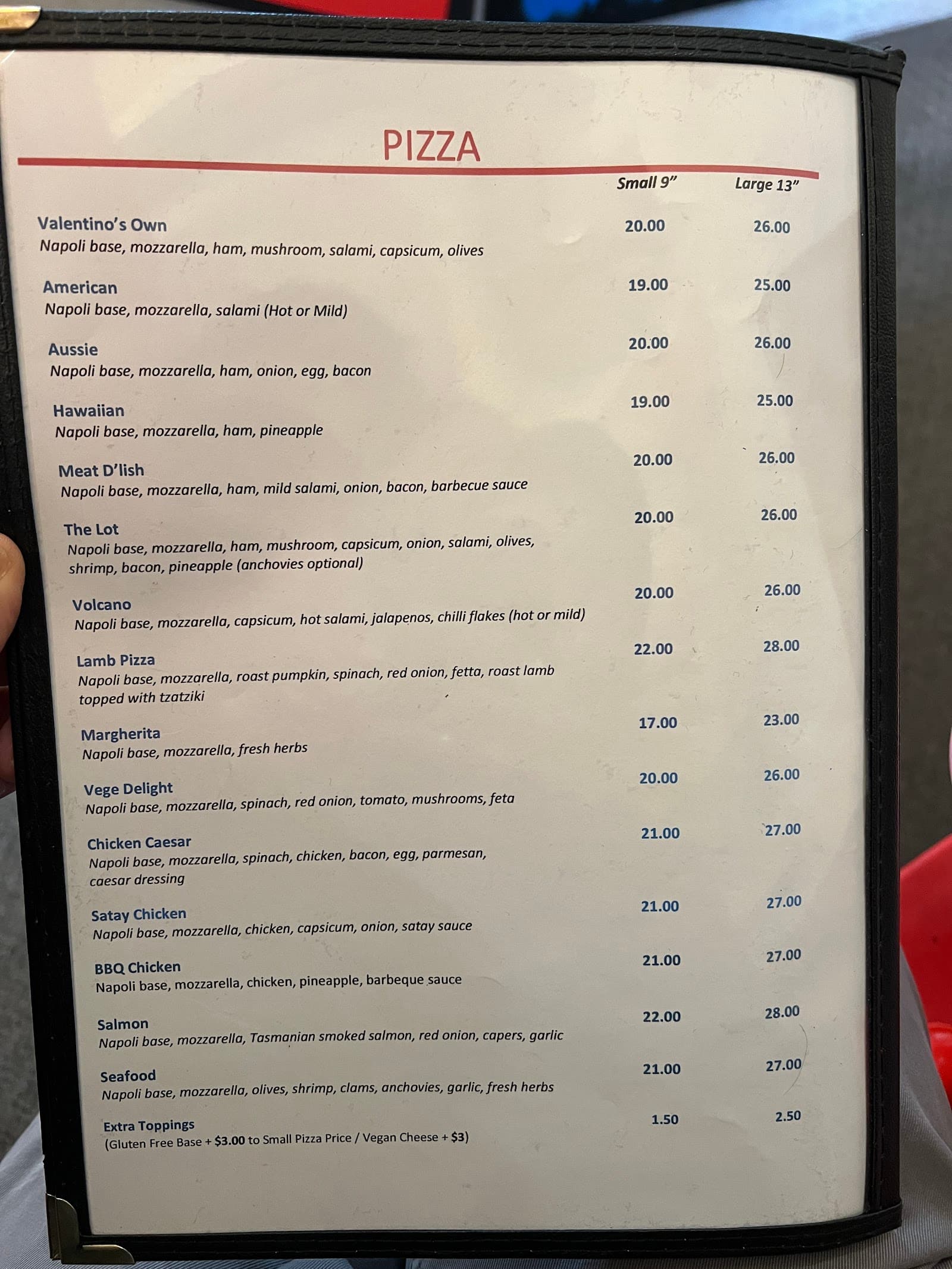 Valentino's Family Restaurant — Devonport, Tasmania