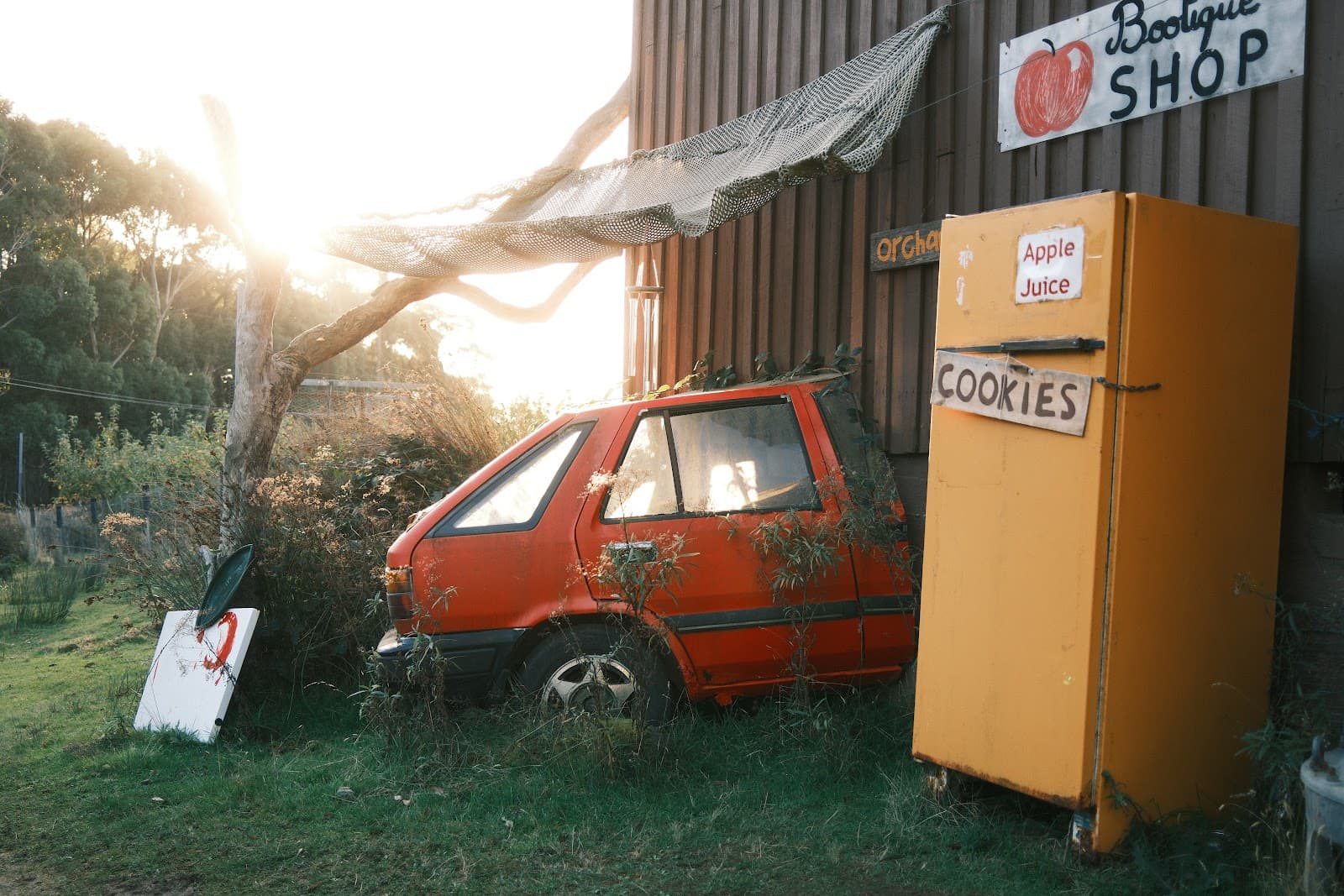Cookie fridge — Bruny Island, Tasmania