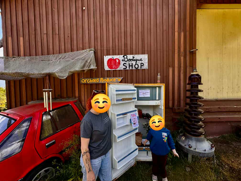 Cookie fridge — Bruny Island, Tasmania